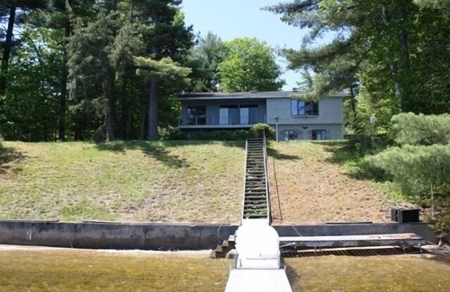 Sebago House | Breathtaking Views, Amazing Waterfront Lakehouse, 100' of Private Sandy Beach!