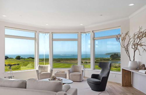 Bodega Bay House | Breathtaking Views of the Pacific Ocean Rooftop Balcony Gourmet Kitchen and Hot Tub overlooking Golf Course