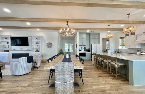 Gulf Breeze House | BREATHTAKING Waterfront Home with private dock and sunset vistas sleeps up to 24
