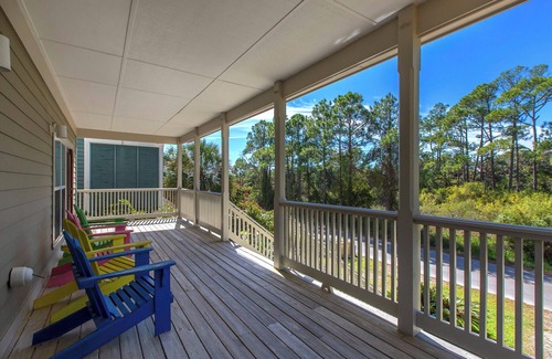 Grayton Beach House | Breeze Easy - Gulf View, Short Walk to Beach + Red Bar, Grayton Beach, 30-A!