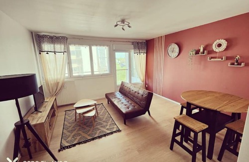Bellevue Apartment | Brest Bellevue, jolie appartement avec balcon