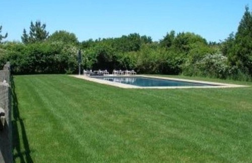 Bridgehampton House | Bridgehampton Home on Lush Acre, Heated In-Ground Gunite Pool, Close to.