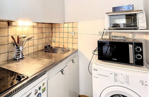 Le Corbier Apartment | Bright 2-Room Apartment with Balcony & Ski-In/Ski-Out Access
