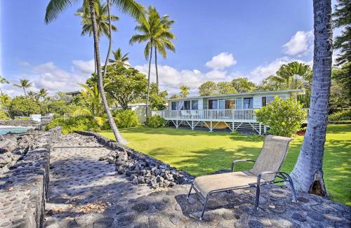 Kailua-Kona House | Bright and Airy Beach House with Oceanfront Views