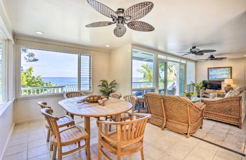 Kailua-Kona House | Bright and Airy Beach House with Oceanfront Views
