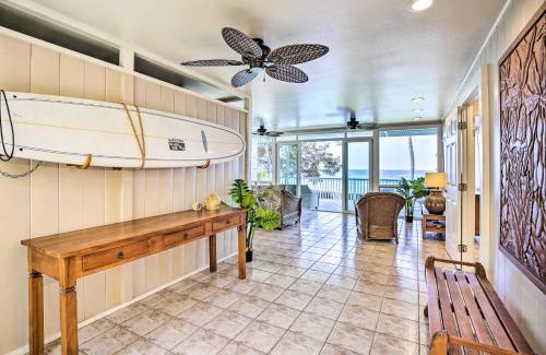 Kailua-Kona House | Bright and Airy Beach House with Oceanfront Views