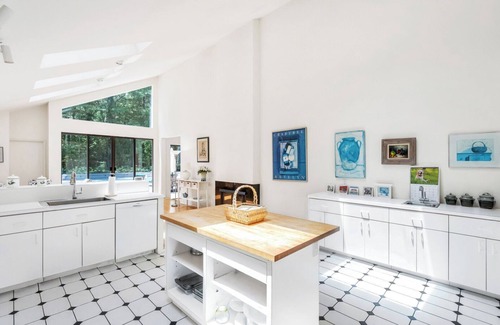 Northwest Harbor House | Bright & Modern East Hampton Retreat with Private Pool and Lush Yard