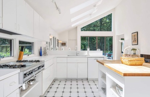 Northwest Harbor House | Bright & Modern East Hampton Retreat with Private Pool and Lush Yard