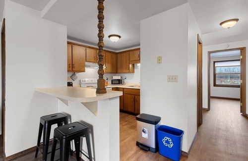 Green Bay Apartment | Bright + Spacious Apt 12 with King Bed and Workspace