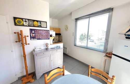 Les Sables d'Olonne Apartment | Bright studio - Steps from beach and shops
