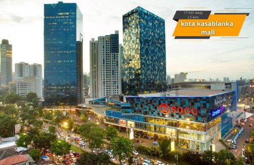 Jakarta Apartment | Bright & Stylish Studio in central Jakarta, SCBD