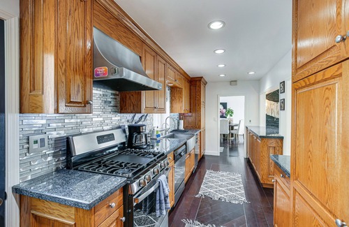 Whittier House | Bright Whittier Home w/Pool Table + Spacious Deck