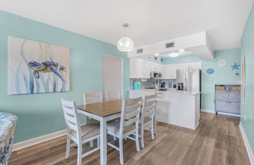 Gulf Shores House | Bring the Pup! Steps to Beach, Dining & Shops, 3 Sunny Balconies, Cozy Firepit!