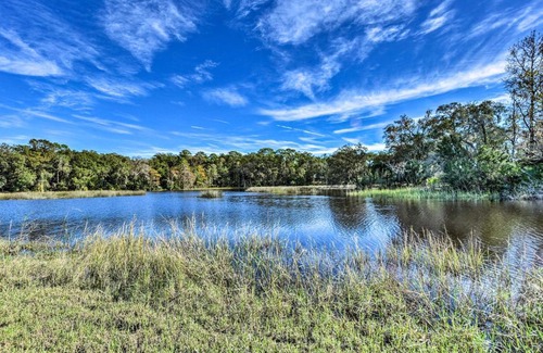 Jacksonville House | Brookside Waterfront Home with Kayaks and Deck!