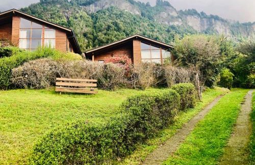 Conaripe House | Cabañas Ruka Rayun vista y acceso al lago en Coñaripe