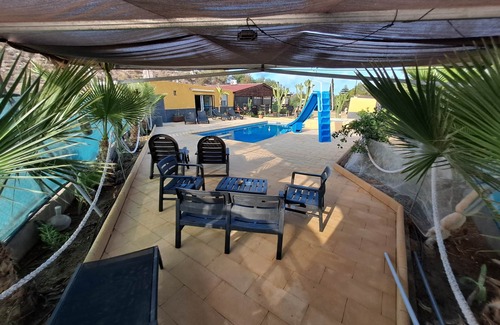 Aguilas Villa | "Cabaña marinera" Villa with jacuzzi and swimming pool 1 km from the beach, with billiard.
