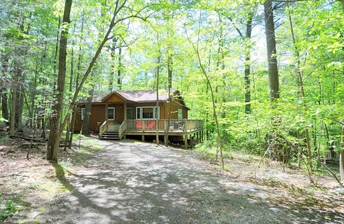 Berkeley Springs Ski Chalet | Cabin at Sleepy Creek - Creek Access, Wifi, Pet Friendly, Fire Pit, Charcoal Grill, Screen Porch, Wood Stove, Deck, Family Friendly