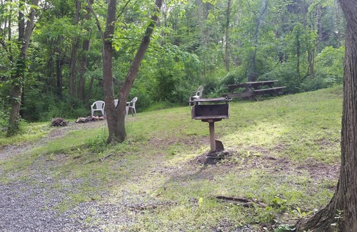 Huntingdon Cabin | Cabin in the woods near Raystown Lake and Allegrippas Trail!