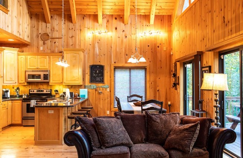 Six Mile Cabin | Cabin on Lake Keowee just minutes from Clemson, lake front property with firepit