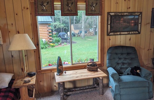 Phillips Cabin | Cabin on Soo Lake. Enjoy the views of the lake 66' from water's edge.