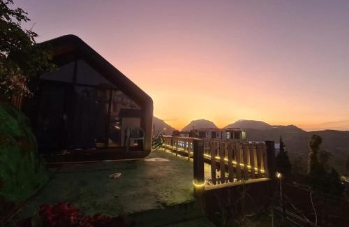 Kejajar Villa | cabin view gunung