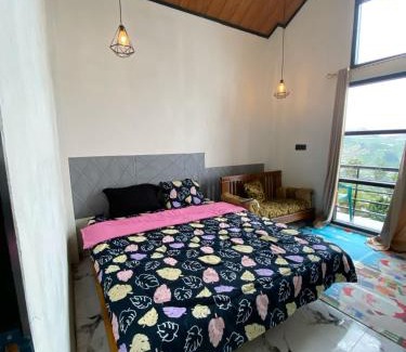Kejajar Villa | cabin view gunung
