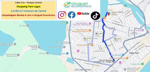 Parque Central Apartment | Cabo Frio - Parque Central - Aluguel Econômico