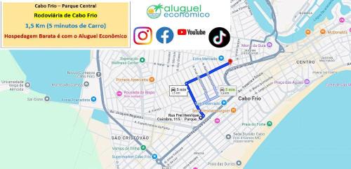 Parque Central Apartment | Cabo Frio - Parque Central - Aluguel Econômico
