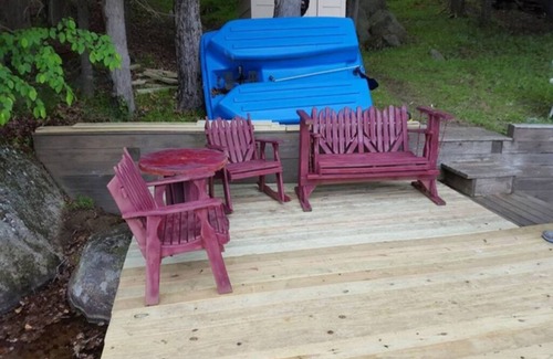 Old Forge Cabin | Camp Bella Notte'. meaning: "Beautiful night"