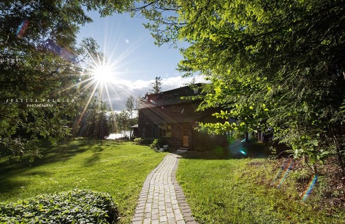 Lake Placid House | Camp SunnyCove - A Large Adirondack Camp Directly On Lake Placid Lake