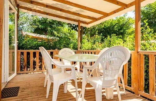 Camiers House | Camping La Dune Blanche* - Cozy 4-room mobile home for 6 people
