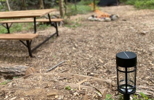 Zirconia RV Rental | Campsite 2 - Creekside on 38 acres- biking and hiking trails