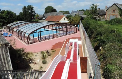 Cahagnolles House | Campsite L'Escapade - Taos Mobile Home 4 Rooms 2 Bathrooms 6 People Air Conditioned