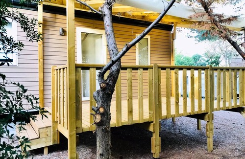 Sigean House | Campsite La Grange Neuve* - Mobile Home PREMIUM Côté Réserve 3 rooms 4 people