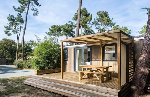 Les Mathes House | Campsite La Pinède* - Mobile home Premium 4 rooms 6 people air-conditioned - TV