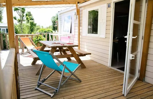 Courtils House | Campsite Saint-Michel* - Zen Cottage adapted for people with reduced mobility 3 Rooms 4 People