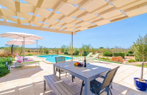 Ses Salines Villa | CAN XESQUET (PLETA MORELL) - Villa with private pool in Ses Salines. Free WiFi