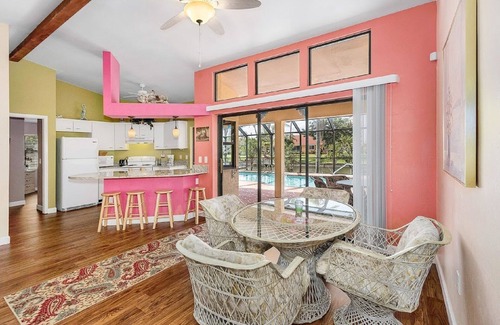 Fort Myers Villa | CAPE CORAL FLORIDA WATERFRONT WITH HEATED POOL, PRIVATE DOCK