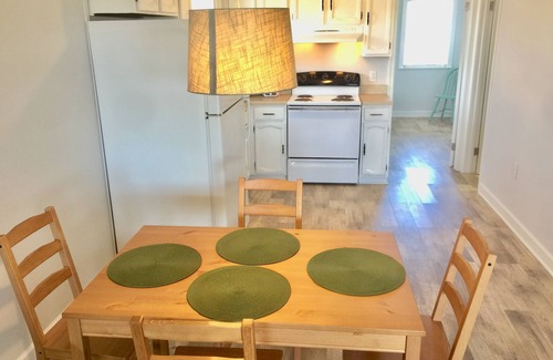 Nags Head Apartment | Captains Quarters, Less than 1 block to the beach!Covered Porch, Full Kitchen