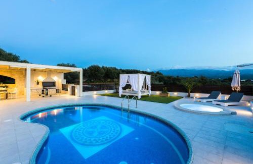Roumeli Villa | Caramel Villa, with 40m2 Pool & Spa Whirlpool, By ThinkVilla