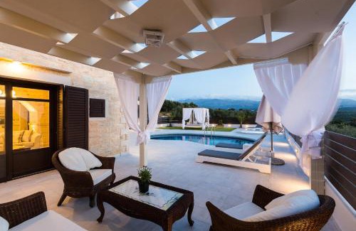 Roumeli Villa | Caramel Villa, with 40m2 Pool & Spa Whirlpool, By ThinkVilla