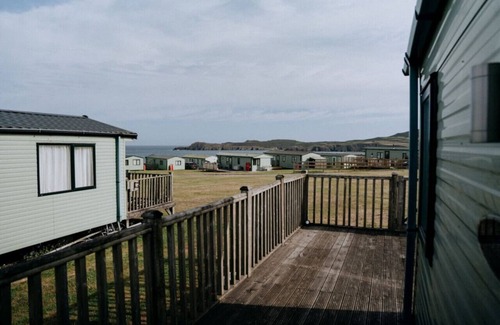 St Brides Cabin | Caravan with sea views on the coast near St Davids