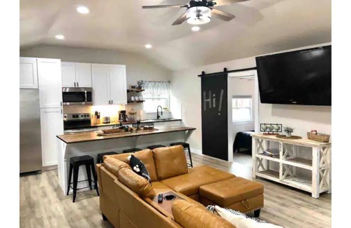 Austin Cabin | "Cardinal" cabin in 2 acre boutique tiny home resort w pool!