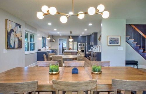 Penrose House | Cardinal's Roost 7 bedroom retreat with a hot tub and fire pit