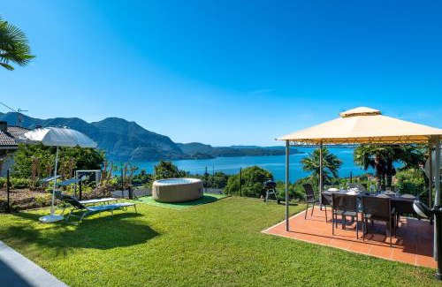 Cargiago Apartment | Casa 24 - Trilocale con Vista Lago, Giardino e Idromassaggio Gonfiabile