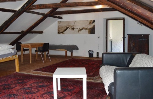 Cavergno Apartment | Casa Coerente Cavergo attic room