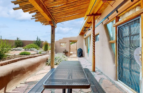 Taos House | Casa de Taos: Enchanting Retreat on 2.5 Acres w/Hot Tub & Stunning Views