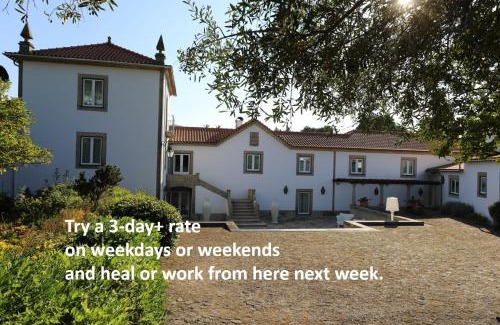 Facha Villa | Casa dos Macieis on Santiago's Way - Separate Wing or Entire Main House or Entire Guesthouse & Optional Agritourism