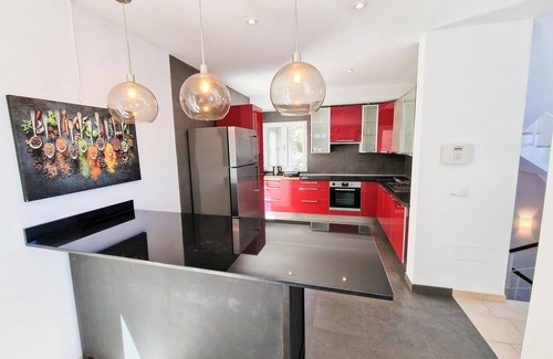 La Parata Ski Chalet | Casa Gudrum - villa with 3 bedroom, 2 bath, pool and stunning sea views