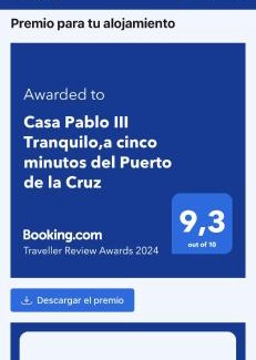 Los Realejos Apartment | Casa Pablo III Tranquilo,a cinco minutos del Puerto de la Cruz